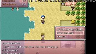 yo, what’s with sana in ntr game part 3 on the beach?