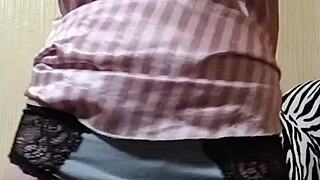 Beautiful Elza Kom Sniffs Panties In Intense Fetish