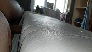 I FUCK THE HOLE IN THE MATTRESS AND EJACULATE ON THE MATTRESS