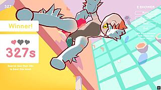 Odymos LGBT Hentai Game Ep 2 with Wild Ceiling Lamp Anal