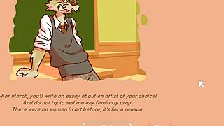 Odymos LGBT Hentai Game Ep 2 with Wild Ceiling Lamp Anal