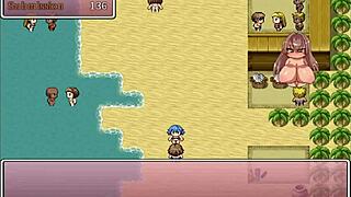 yo, what’s with sana in ntr game part 3 on the beach?