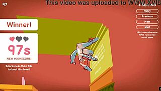 Odymos LGBT Hentai Game Ep 2 with Wild Ceiling Lamp Anal