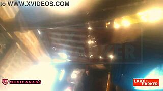 kassandra strips in her bathroom for a virtual casting solo.