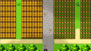 Harem game damsel sucks cock