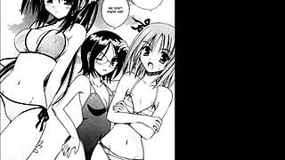 Hey, wanna peek at these sexy anime girls in ecchi hentai action?