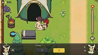 Hentai game finale with redhead and vixen in wild action