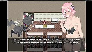 Magical Girl Shows Big Tits in Fingering Game Scene, Anime Hentai.