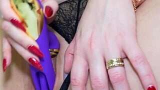 monster titty babe klara devine cumming over big black cock