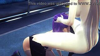 Ever Seen Evelynn Futa Fucking Kaisa’s Ass In Lol Kda Hentai With Japanese Blowjob Action?