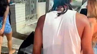 Wild Street Party Turns Into Car Sex Frenzy!