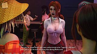 Being A DIK 226 Chick Route Explores Wild Hentai Game Scenes