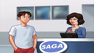 Cartoon Hentai Action in Summer Time Saga Part 34