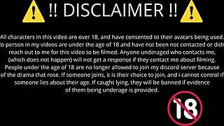 Taking full control over girl in bedroom for rough cartoon pounding