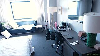 Kona Jade growls, Fuck me hard, maintenance guy, right now!