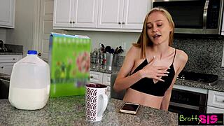 You're going to get cum on your face, stepsis, in this pov fuck and facial.