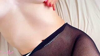 Continuing to fuck her hairy pussy after cumming in homemade roommate scene