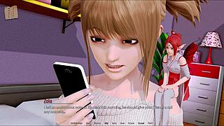 harem hotel game with anime hentai