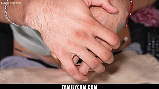 Latina Stepmom Anissa Kate Catches Her Stepson Jerking Off And Decides To Get A Taste - Familycum