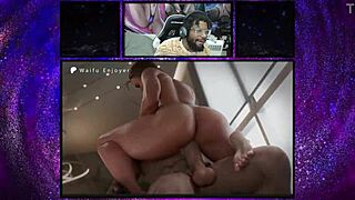 Can you handle Thicc Booty Ashe riding cock from behind? Marika and Cammy grip tight!