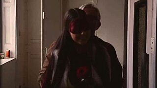 valentines day promo showcases bent over doggystyle with handcuffs and cum in mouth