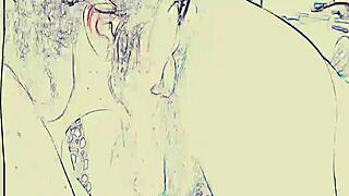 in the club, she dances and rims asshole before blowjob.