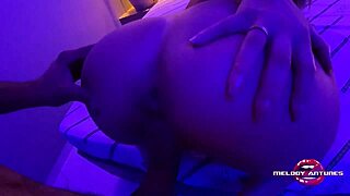 Melody Antunes drags friend to motel for monster cock and cum?