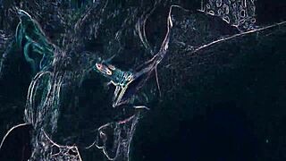 in the club, she dances and rims asshole before blowjob.