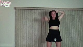 sex time with kinky daisy garcia cheerleader tryout. damn she fucks brogan for squad spot