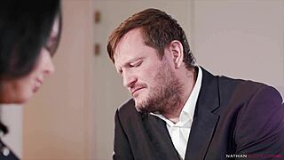 hot pornstar milf veronica avluv sodomised by big fat cock in interracial doggystyle anal.