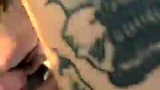 girlfriend sucks cock deepthroat outdoors with cum