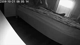 Wife Set Up Hidden Camera To Catch Husband Cheating With Housekeeper - Real Footage!