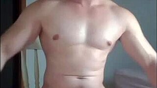 Old Brunette's Striptease Exposes Cuckold Desires