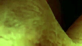 Feeling Intense Pleasure Cumming On Her Knees With Pierced Nipples