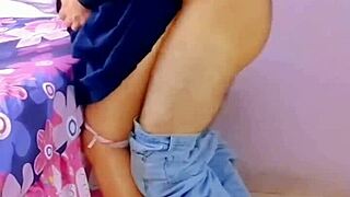 My hermanastra, out of school, craves cock and begs me for it