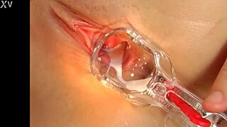 euro solo babe, you wanna fuck this sexy blonde bitch with milk squirt speculum?