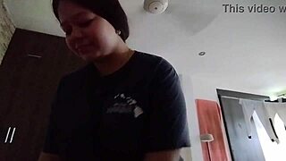 my 18-year-old colombian stepsister trades clothes for a creamy surprise in her backside.