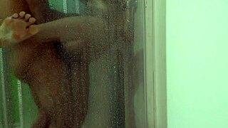 Latina wife cheats on cuckold in motel bathroom! Black boy pounds her hard, no mercy!