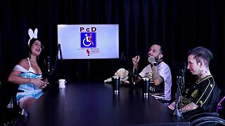 just saw tifany rocha in lingerie at a wild public swing interview.