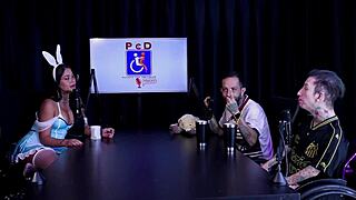 just saw tifany rocha in lingerie at a wild public swing interview.