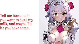 i worship noelle's feet in genshin impact joi roleplay