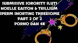 Frat boy pounds Trillium doggystyle and makes her squirt