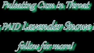 I can’t believe Snow Princess takes balls deep cumshots with blue lipstick!