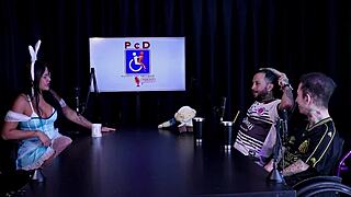 just saw tifany rocha in lingerie at a wild public swing interview.