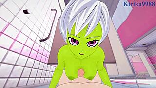 Cheelai Feels Every Deep Thrust in Wild Dragon Ball Hentai