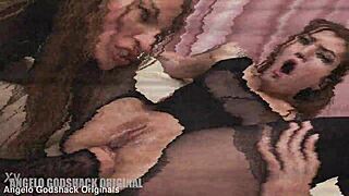 Hardcore Angels Mina & Eveline Dellai Take 4 on 2!