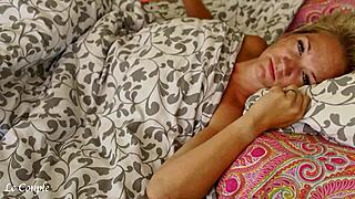 wife stares deep while husband licks and bangs her senseless