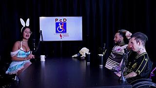 just saw tifany rocha in lingerie at a wild public swing interview.