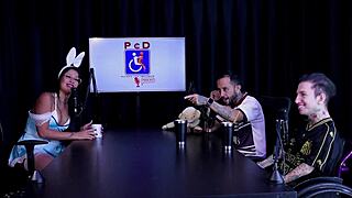 just saw tifany rocha in lingerie at a wild public swing interview.