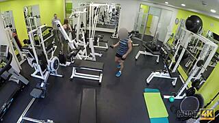 omg, this naive fitness babe bangs rich guys instead of training! 🐰💦